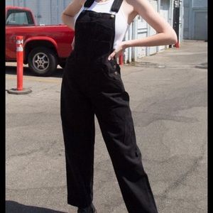 NWT black brandy melville hayley overalls